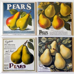 Pears Fridge Magnet Set &quot;style B&quot;