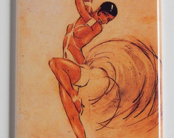 Josephine Baker Fridge Magnet