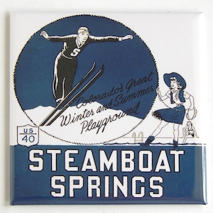 Steamboat Springs Colorado Fridge Magnet