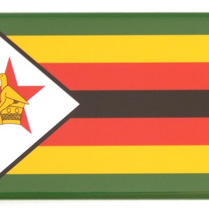 Zimbabwe Flag Fridge Magnet