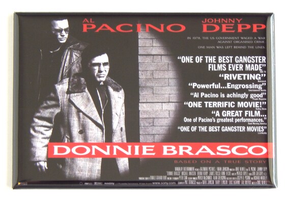 Donnie Brasco FRIDGE MAGNET movie poster "style A" Donnie Brasco FRIDGE MAGNET movie poster "style A"