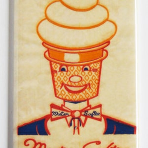 Soft Serve Ice Cream Sign Fridge Magnet