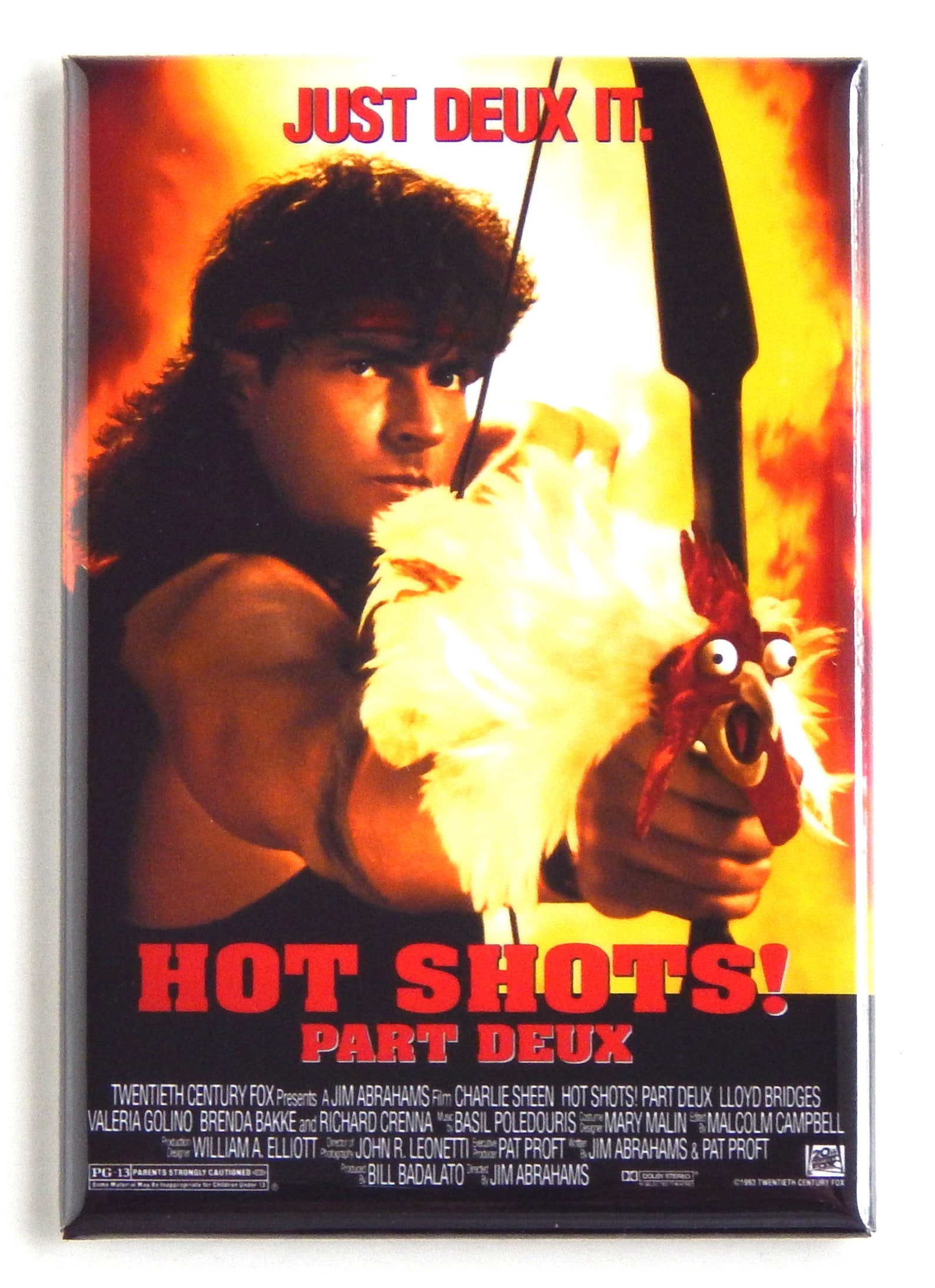 Hot Shots Part Deux Movie Poster Fridge Etsy