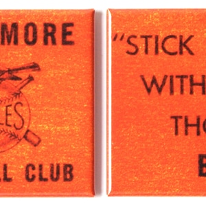 Baltimore Baseball Fridge Magnet Set