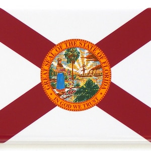 Florida State Flag Fridge Magnet