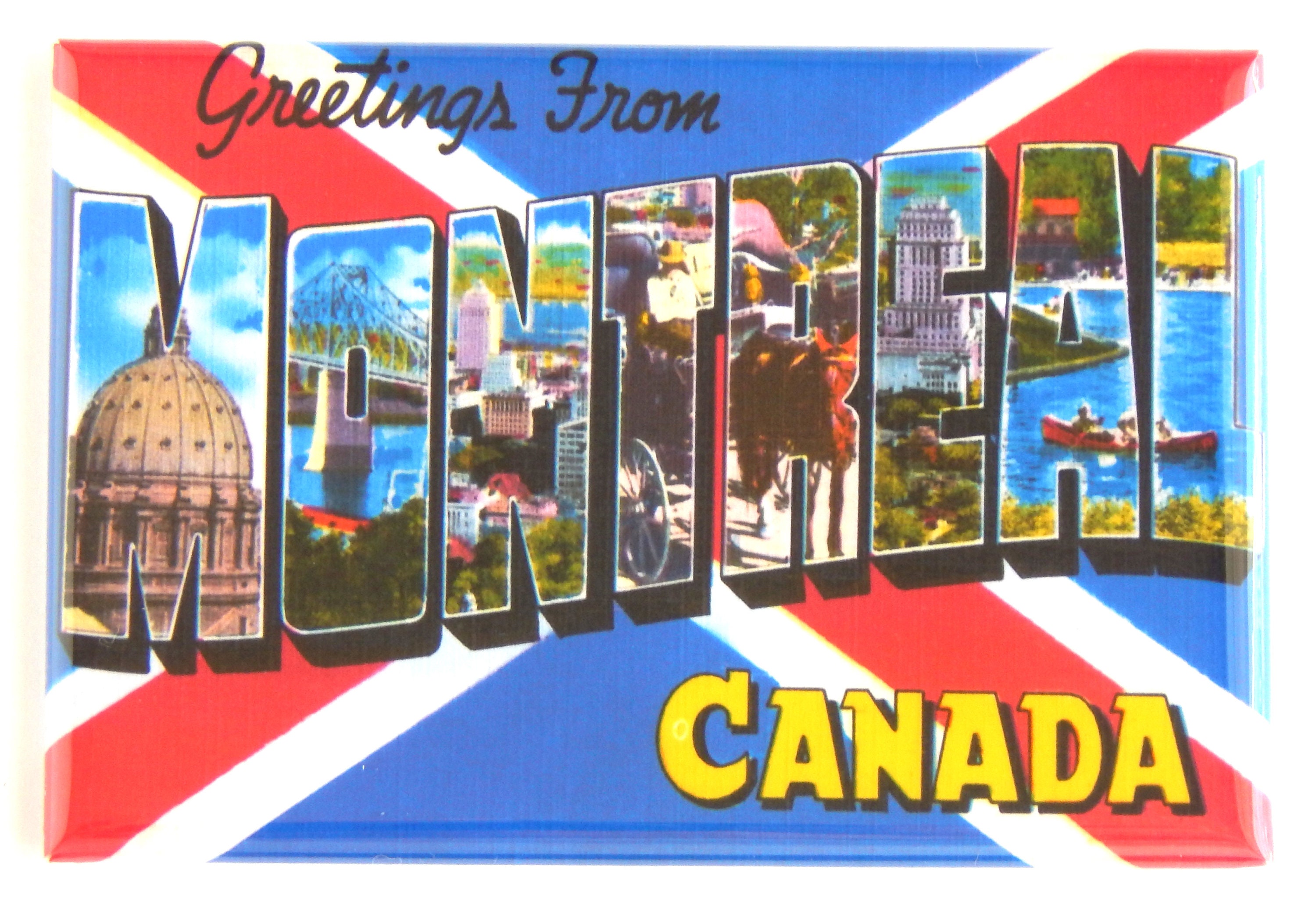 Fridge Magnet, Montreal, Colonial Avenue Plateau, Made in Canada
