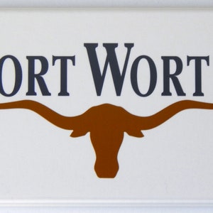 Flag of Fort Worth Texas Fridge Magnet