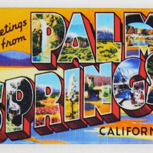 Greetings from Palm Springs California Fridge Magnet
