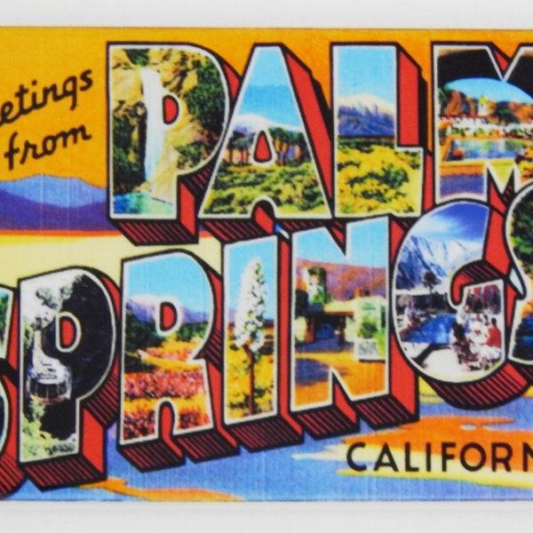 Greetings from Palm Springs California Fridge Magnet