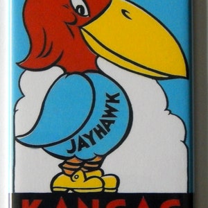 Kansas Jayhawk Fridge Magnet