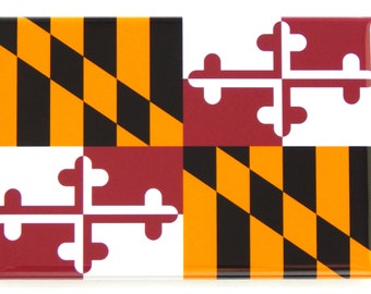 Maryland State Flag Fridge Magnet