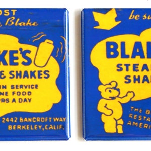 Steaks and Milkshakes Fridge Magnet Set