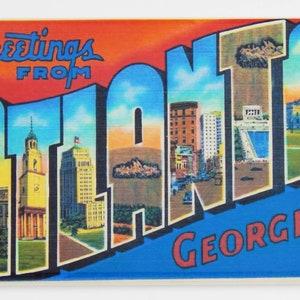 Greetings from Atlanta Georgia Fridge Magnet