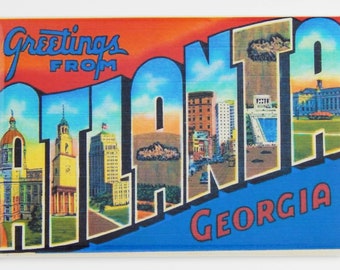 Greetings from Atlanta Georgia Fridge Magnet