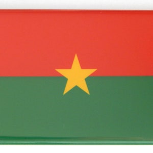 Flag of Burkina Faso Fridge Magnet