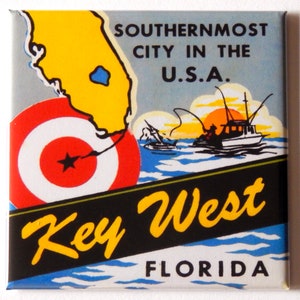 Key West Florida Fridge Magnet