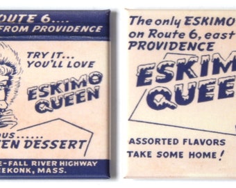 Eskimo Ice Cream Fridge Magnet Set