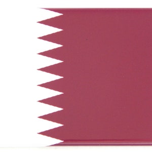 Calamita da frigo con bandiera del Qatar