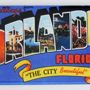 Greetings from Orlando Florida Fridge Magnet