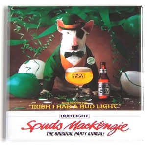 St Patrick&#39;s Day Beer Sign Fridge Magnet