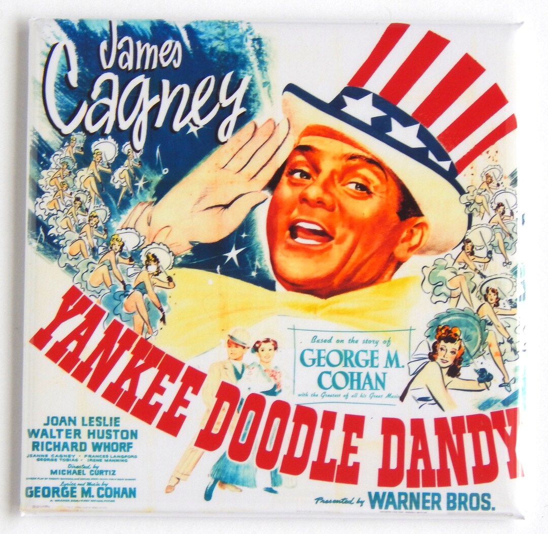 Yankee Doodle Dandy Movie Poster Fridge Magnet Style Etsy