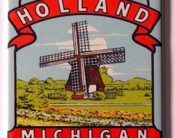 Holland Michigan Fridge Magnet