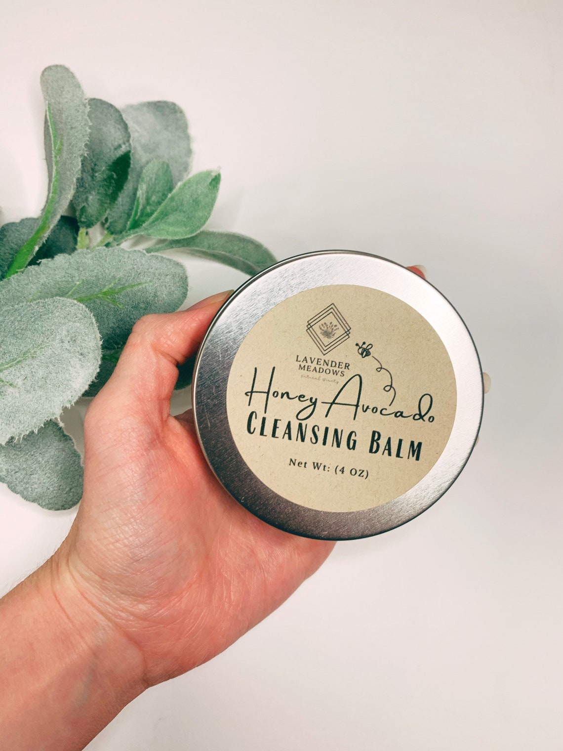 Honey Avocado Cleansing Balm Oil to Milk ORGANIC 4OZ Etsy