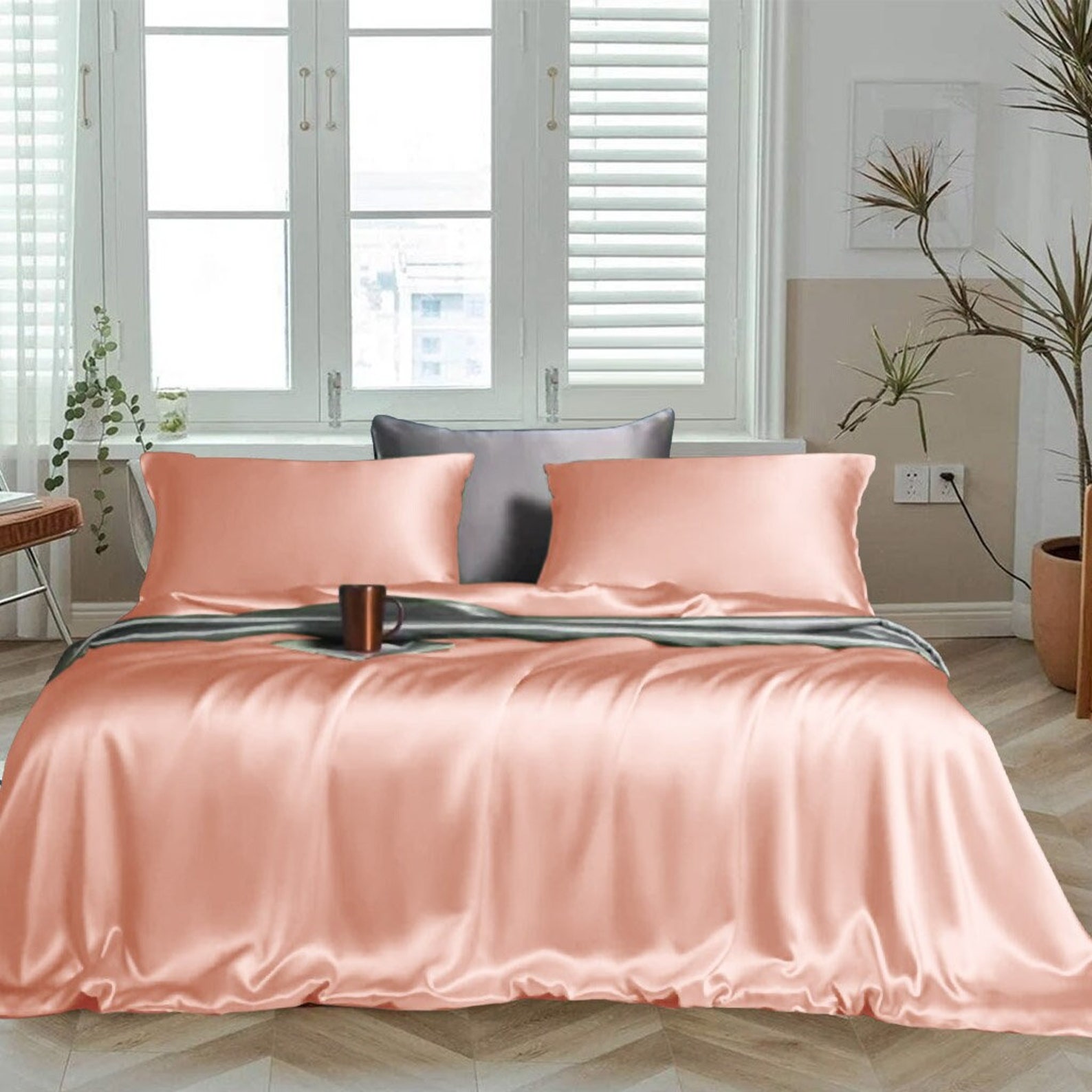 11. Silk Bed Sheets
