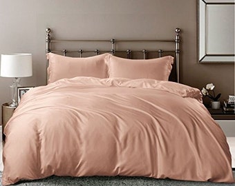 Bamboo Sheets Set - 100% Pure Organic Bamboo Silk Softer than Egyptian Cotton Linen -Romantic bedding, super breathable and anti againg