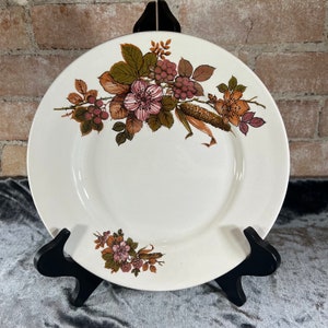 Vintage Royal Tudor Ware by Barker Bros (Stoke On Trent) Bramblewood Plate Floral Design