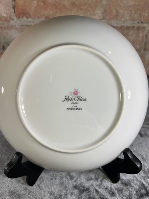 Vintage Rose China Spring Haven Plate 3703 Japan - Etsy