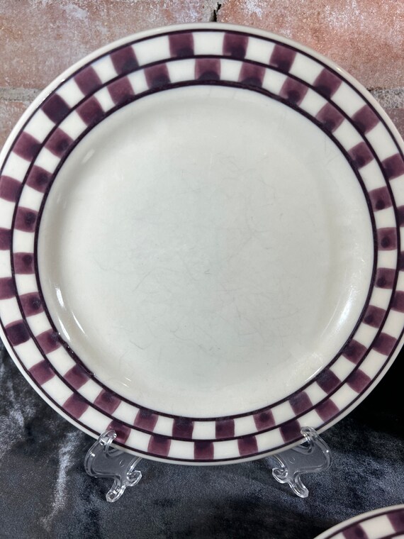 Vintage Hartstone Pottery of Zanesville Plate Set 4 Plates Etsy