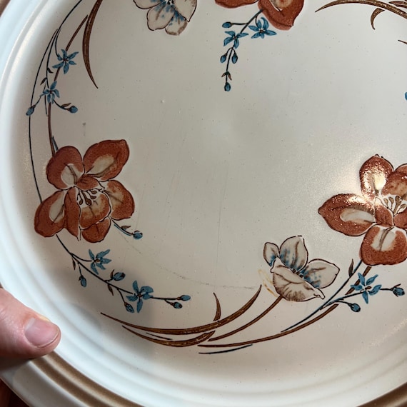 Baker, Hart and Stuart Vintage Dinner Plate Set 'kathleen' (10