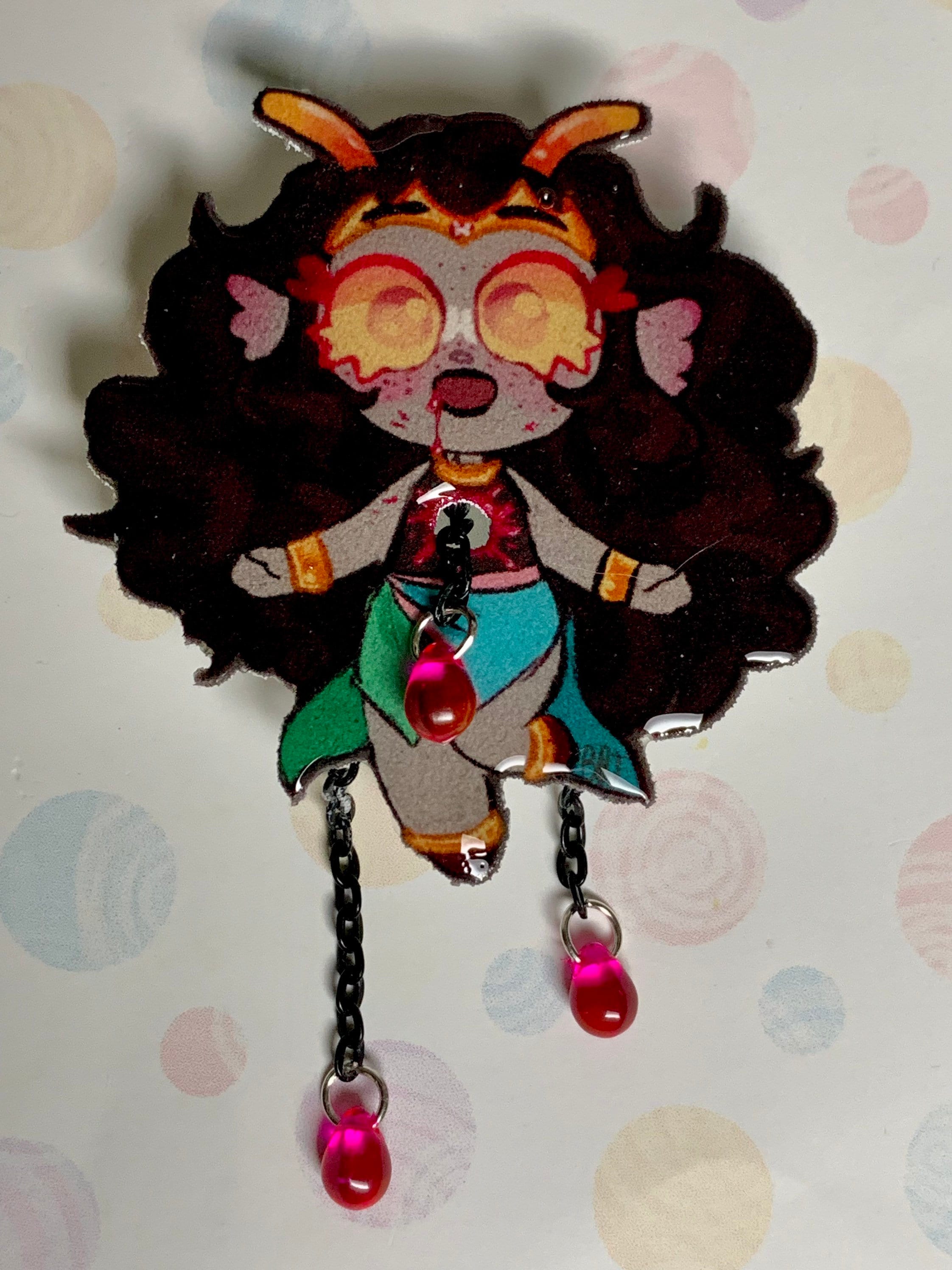 Homestuck Feferi Peixes Pin Etsy