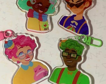 Double sided Acrylic Trickster homestuck charms
