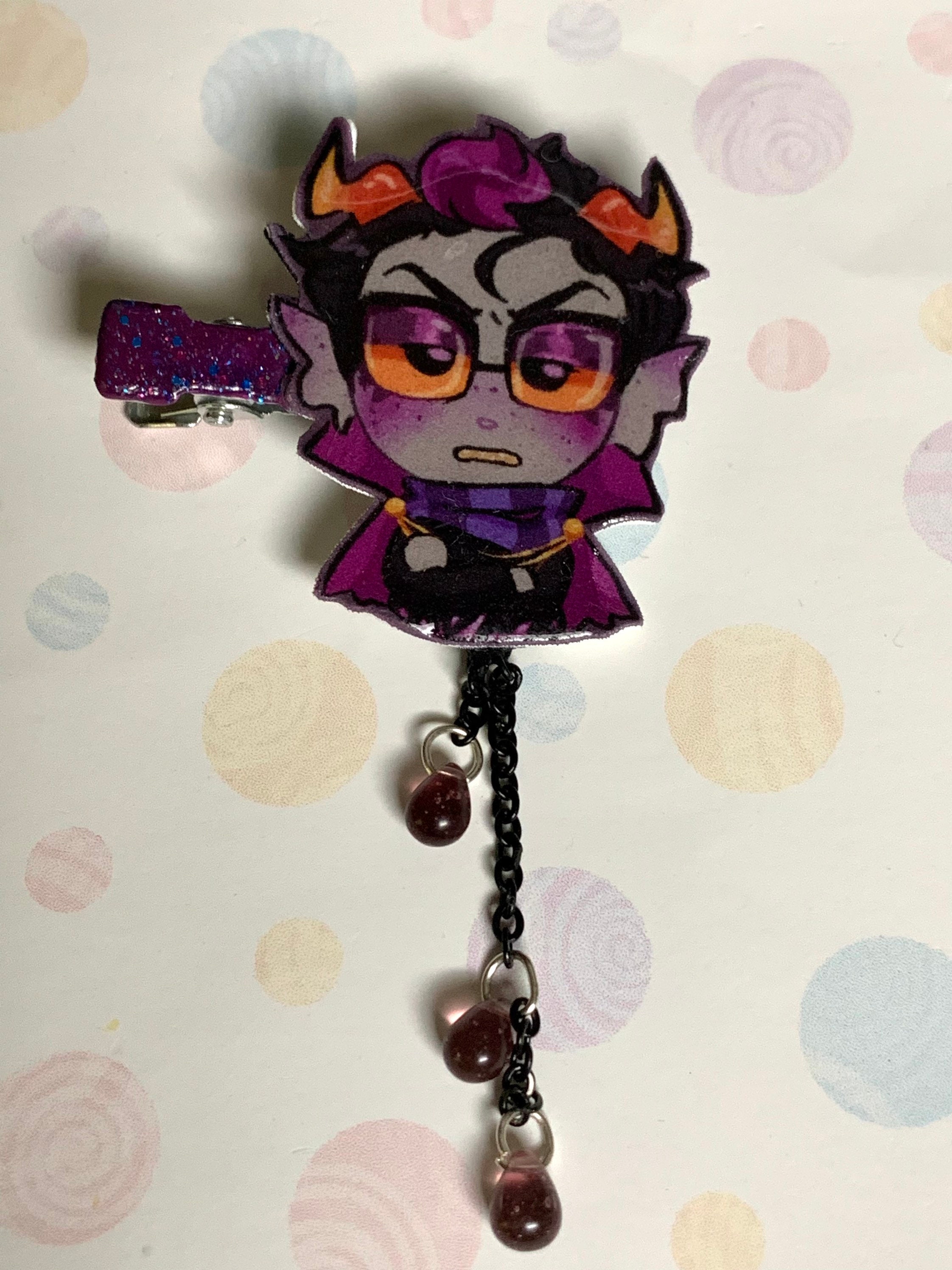 Homestuck Eridan Ampora Hair Clip - Etsy