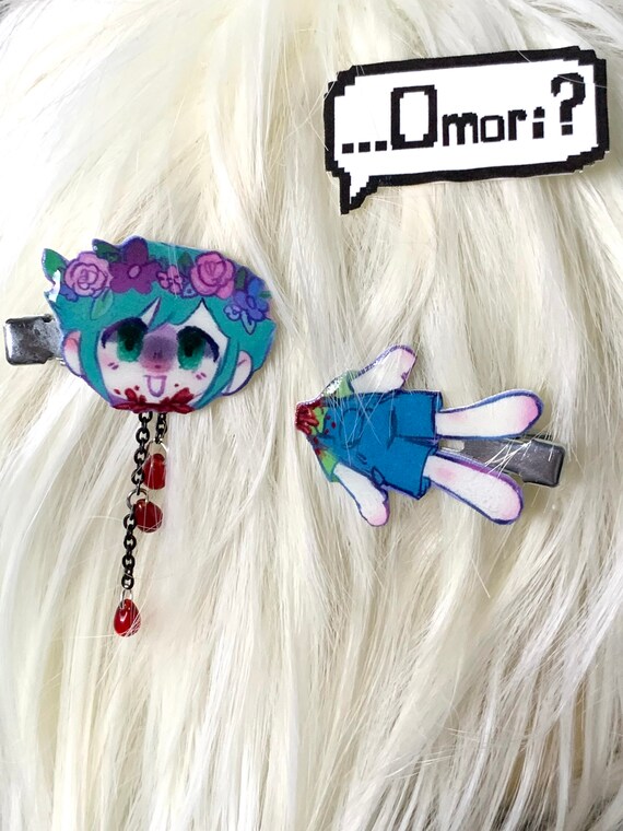 Omori Basil Three Part Hair Clip Pack 