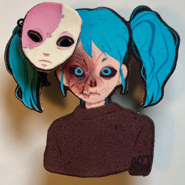 Sal Fisher-Sally Face removable mask Pin