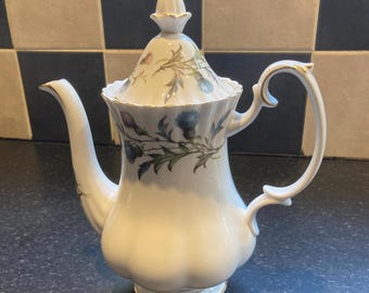 Beautiful Royal Albert Brigadoon coffee pot