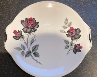 Classic Royal Albert Masquerade cake plate