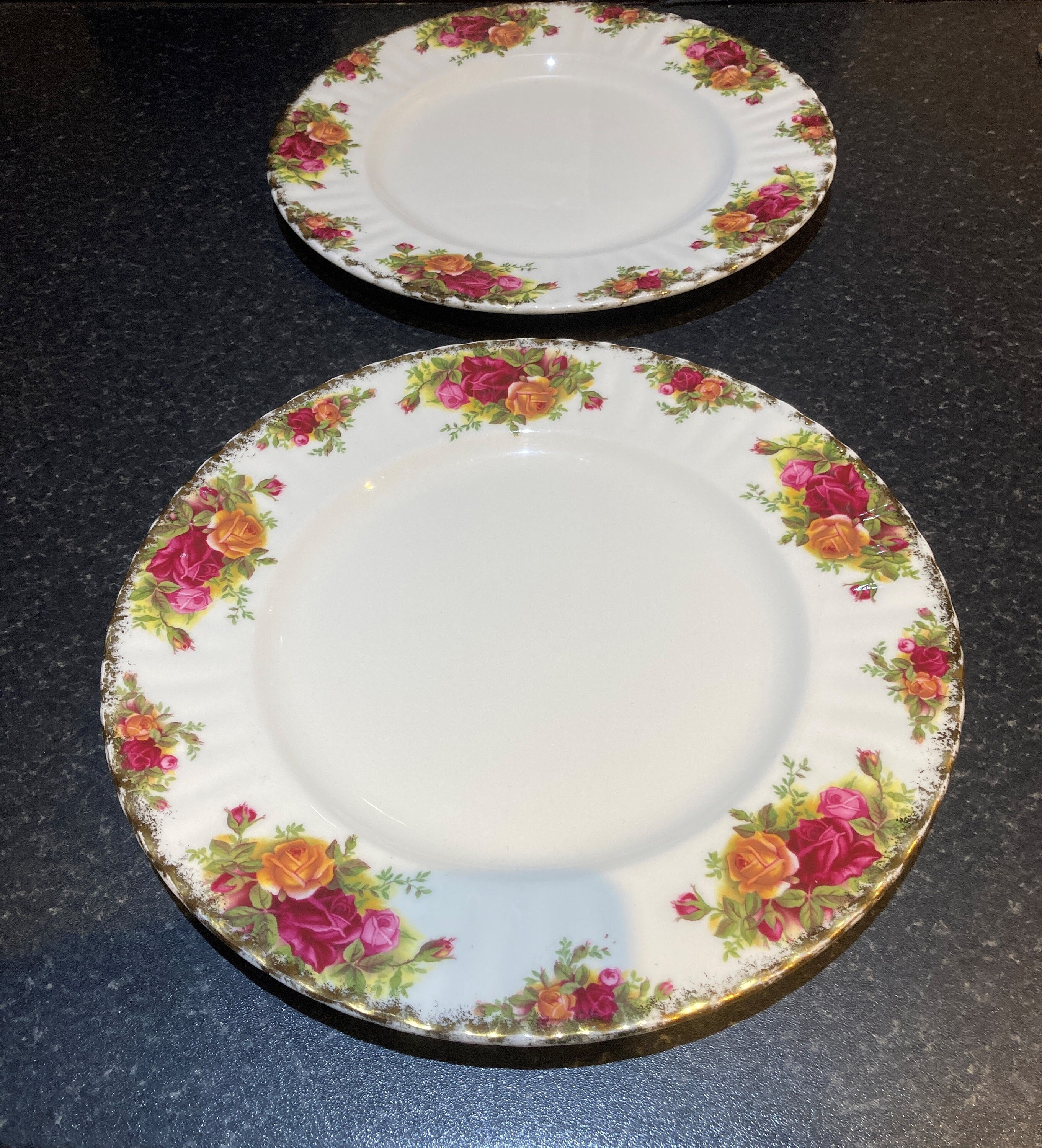 ロイヤルアルバート カントリーローズ　ディナー　大皿　５枚セット ロイヤルアルバート ROYAL ALBERT オールドカントリーローズ 大皿 26.5