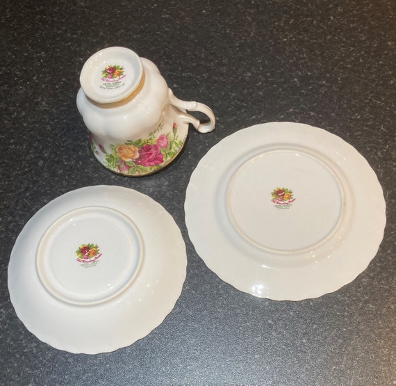 ロイヤルアルバートオールドカントリーローズ トリオ 6客セット 英国製