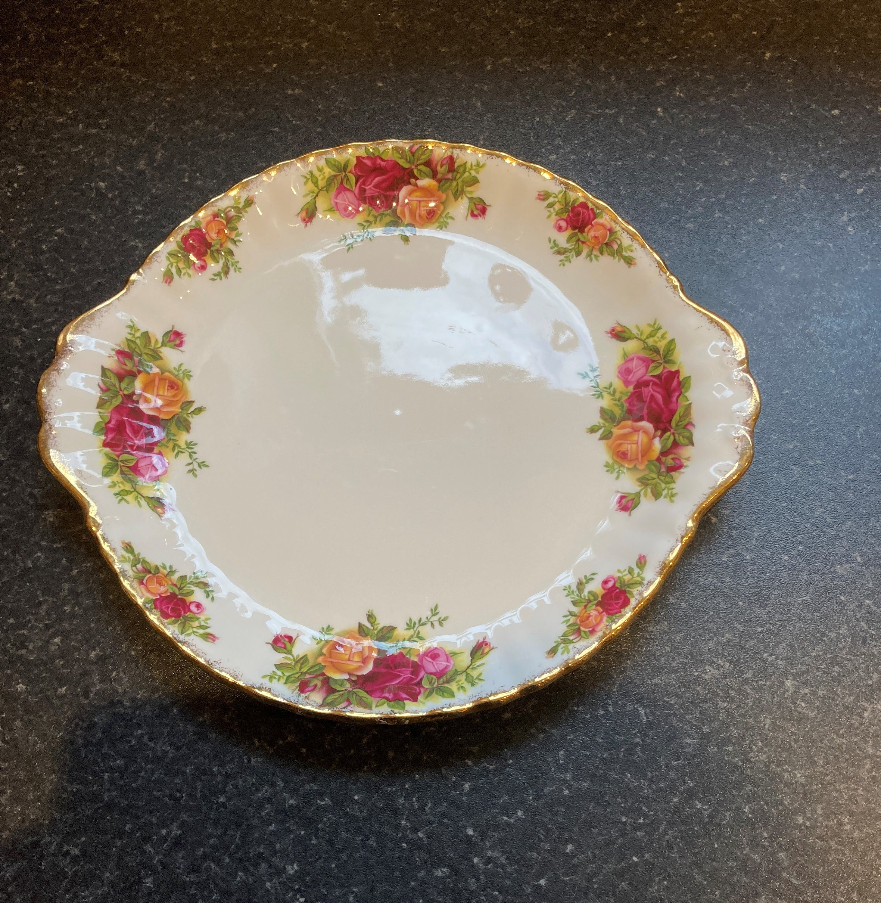Classic Royal Albert Old Country Roses Cake Plate Etsy