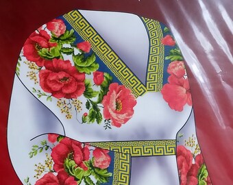 Cross-steek Patroon Borduurwerk Regeling Vyshyvanka Women's Blouse Shirt Design "Poppy blossom"