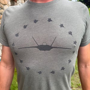 F22 Fighter Jet Logo Unisex Tee