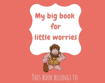 Childrens Worry Journal Workbook, Printable