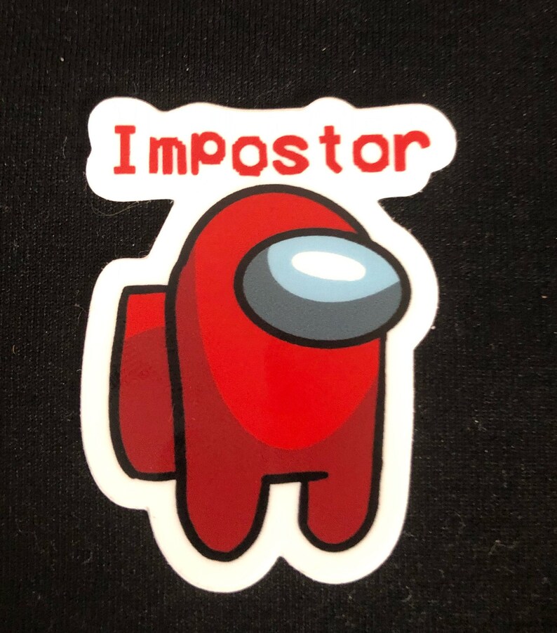 Among us stickers imposter Etsy