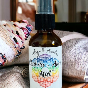 Chakra + Aura Crystal Infused Aromatherapy Mist