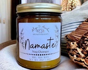 NAMASTE Aromatherapy Soy Candle