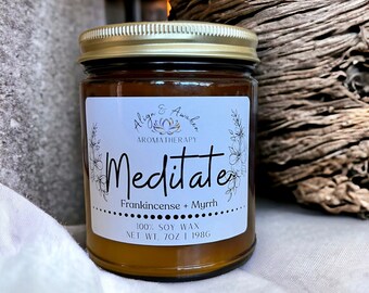 Meditate Aromatherapy Soy Candle